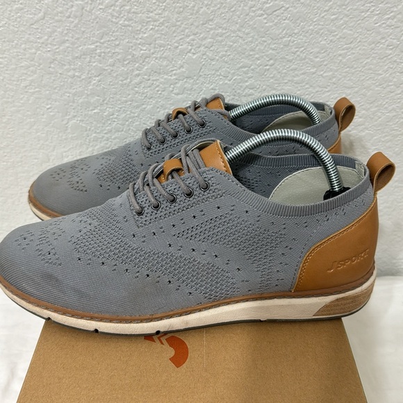 Jambu & Co J Sport Gray and Tan Lace Up Casual Shoes Size 9 - Picture 3 of 14